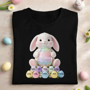 Bunny Grandma Easter - Personalized Shirt - Easter Gift For Grandma